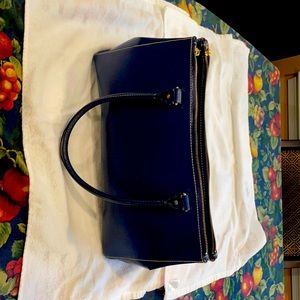 Blue Kate Spade satchel style bag.